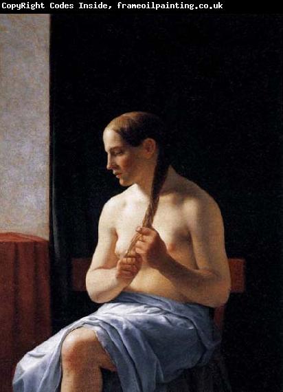 Christoffer Wilhelm Eckersberg Seated Nude Model
